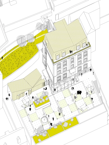 Roof Extension, Extension, Multi-unit Residential Buildings, Renovation