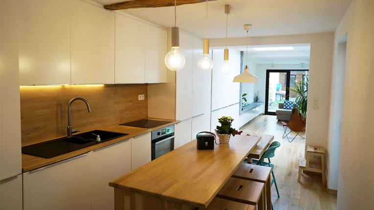 Maison individuelle, Maison de ville, Maison de campagne, Architecture intérieure, Appartements