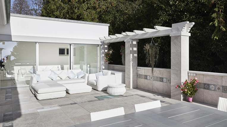 Patios & Terraces, Single-Family Homes, Farmhouse