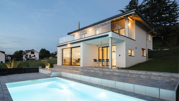 Single-Family Homes, Swimming Pools, New Build