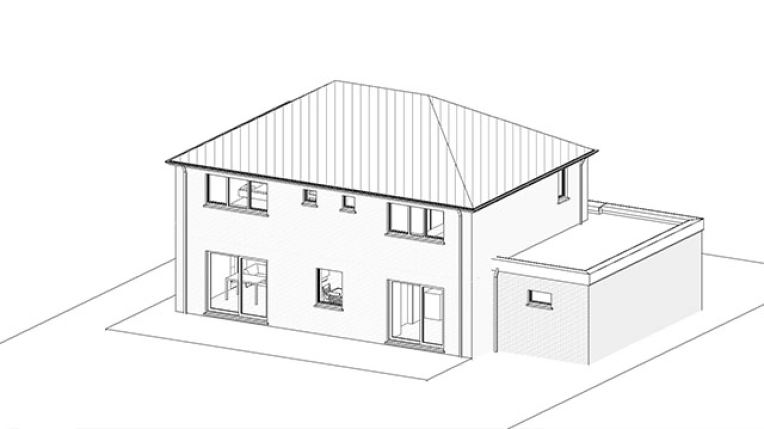 Maison individuelle, Maison de campagne, Construction neuve, Extension