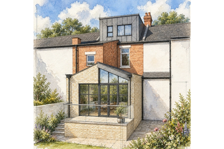 Conversion, Single-Family Homes, Townhouse, Extension, Renovation, Design / Plans, Planning permission application, Construction Management, Consulting