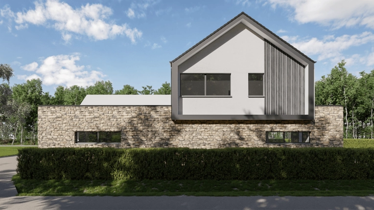 Maison individuelle, Maison de ville, Maison de campagne, Construction neuve, Contemporain, Moderne