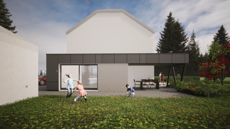 Maison individuelle, Maison de campagne, Construction neuve, Extension, Contemporain, Traditionnel