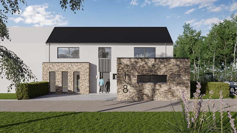 Maison individuelle, Maison de ville, Maison de campagne, Construction neuve, Contemporain, Traditionnel