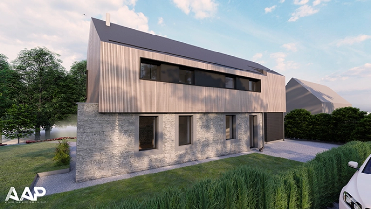 Maison individuelle, Maison passive / écologique, Maison de campagne, Construction neuve