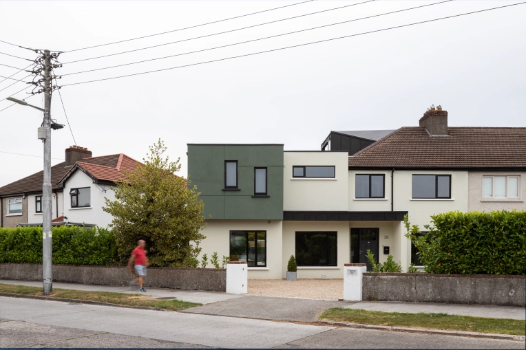 Single-Family Homes, Passive House / Eco-friendly, Townhouse, Extension, Design / Plans, Planning permission application