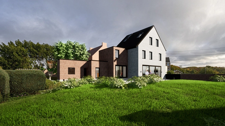Transformation, Maison individuelle, Maison passive / écologique, Maison de campagne, Exterieur, Construction neuve, Rénovation