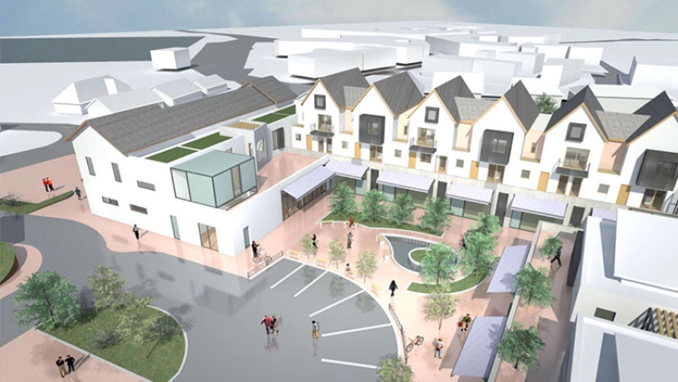 Townhouse, Exterior, New Build, Multi-unit Residential Buildings, Mixed-Use, Contemporary, Traditional
