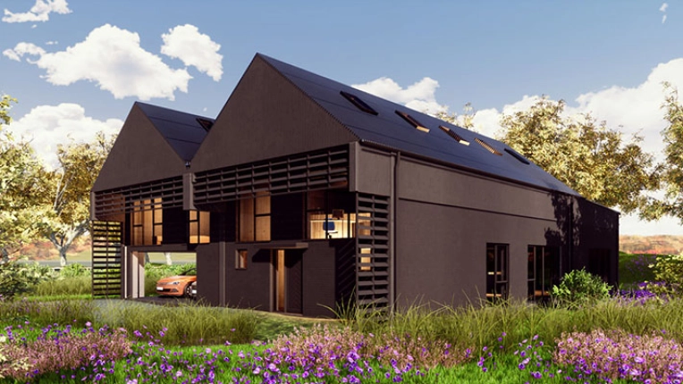Single-Family Homes, Passive House / Eco-friendly, Farmhouse, New Build, Contemporary, Modern