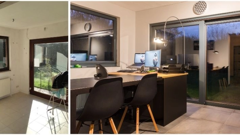 Réhabilitation, Bâtiment professionnel, Bureaux, Rénovation, Contemporain, Traditionnel